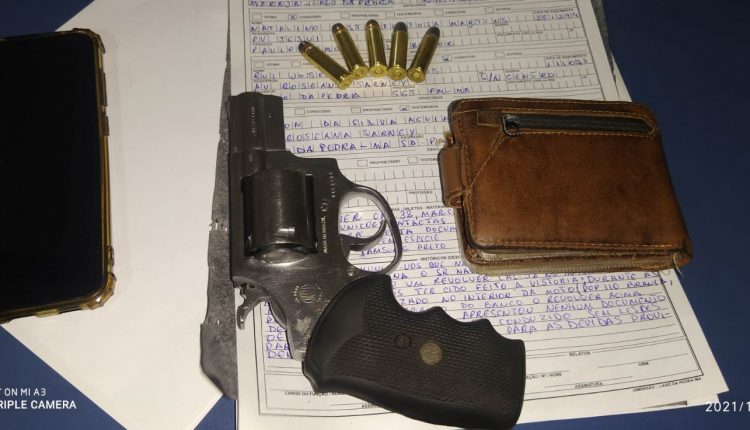 Arma de fogo é apreendida por policiais do 39⁰ BPM em Lago da Pedra