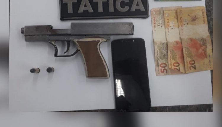 11º BPM apreende arma de fogo e simulacro em Timon