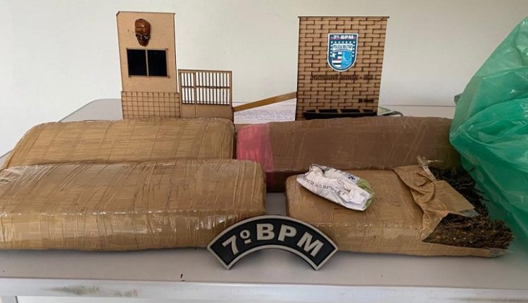 Polícia Militar prende homem com quase 4 KG de drogas em Alto Alegre do Pindaré