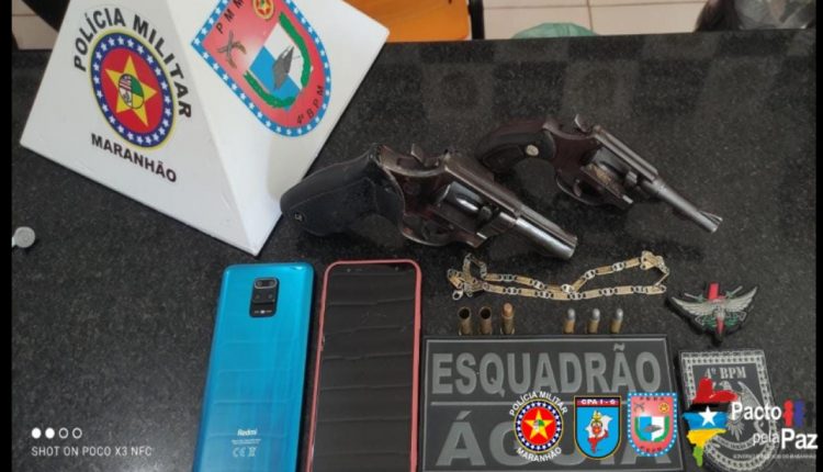 Com mais duas armas apreendidas Polícia Militar chega ao número de 257 armas apreendidas em 2021 na área de atuação do 4º BPM