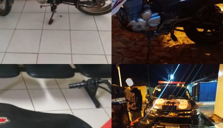 Armas brancas apreendidas, motocicletas roubadas recuperadas e drogas apreendidas na Operação Cerco Total realizada pelo 35º BPM