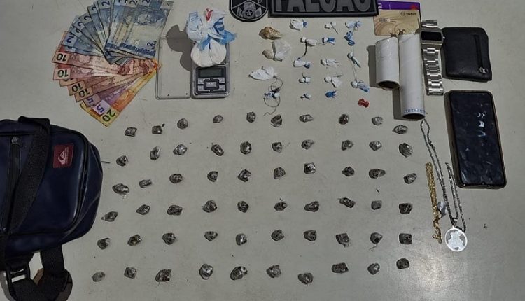 Polícia Militar prende casal com drogas na Vila Bacanga