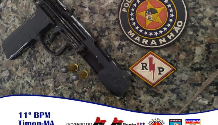 EM TIMON 11º BPM APREENDE ARMA DE FOGO E RECUPERA DOIS VEÍCULOS ROUBADOS