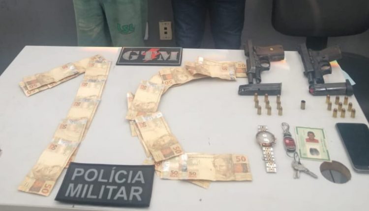 Polícia Militar prende criminosos com duas armas de fogo e liberta vítima de sequestro em São Luís