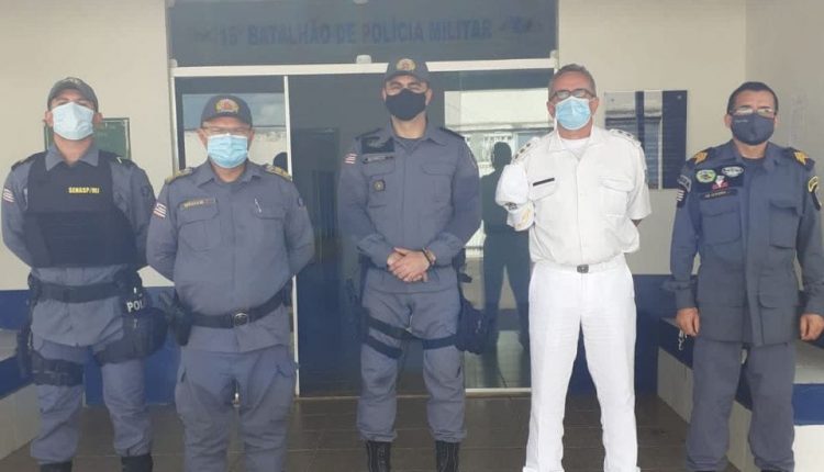 Diretoria de saúde da PM visita futuras instalações do Centro Odontológico do 15º BPM em Bacabal