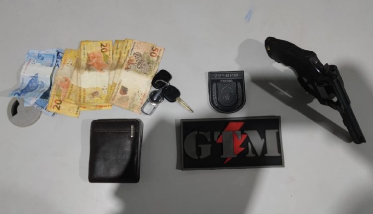 Polícia Militar prende homem com arma de fogo em Paço do Lumiar