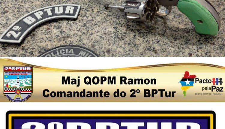 2º BPTur retira mais uma arma de fogo das ruas de Barreirinhas