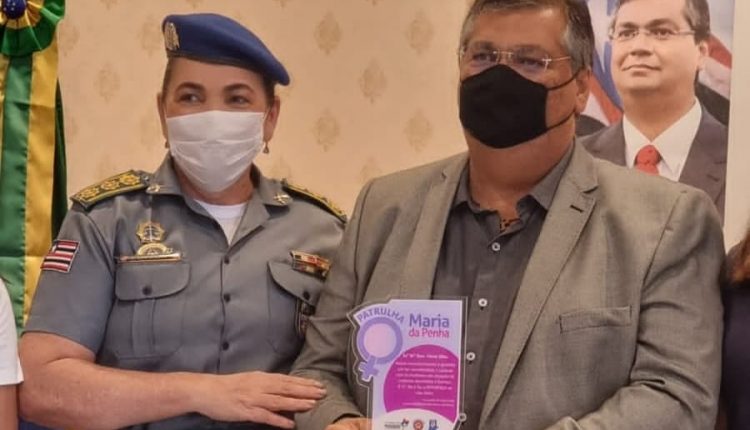 Coronel Augusta recebe homenagem do Governador pelos cinco anos de existência da Patrulha Maria da Penha no Estado