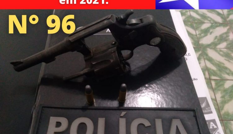 POLÍCIA MILITAR APREENDE ARMA DE FOGO NO MUNICÍPIO DE FERNANDO FALCÃO