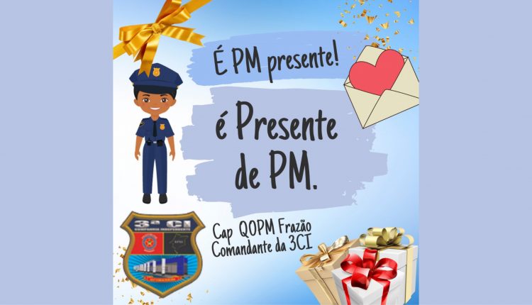Policiais da 3ª Cia Independente da Pmma iniciam campanha para adotar cartinhas de natal