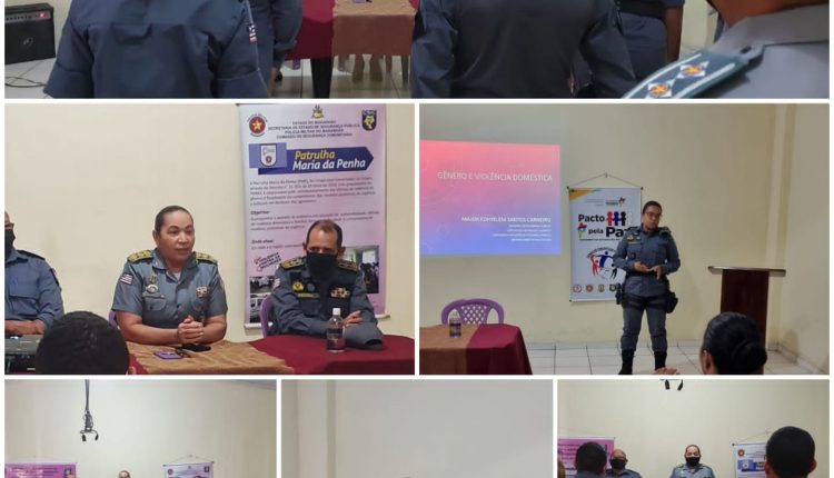 PM realiza Seminário de implantação da Patrulha Maria da Penha (PMP) no 28° BPM em Itapecuru-Mirim
