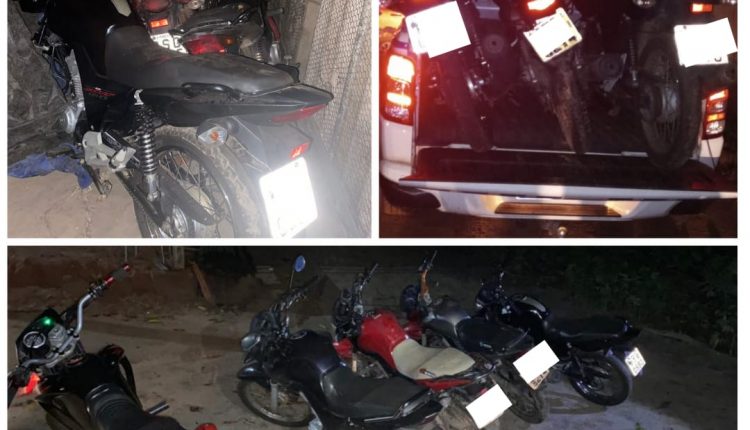 Em São José de Ribamar 13º BPM recupera cinco motocicletas roubadas