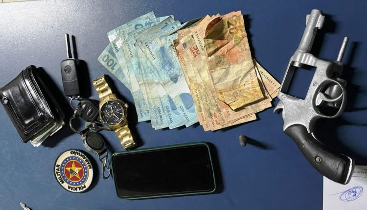 Polícia Militar prende homem com arma de fogo na cidade de Buriti