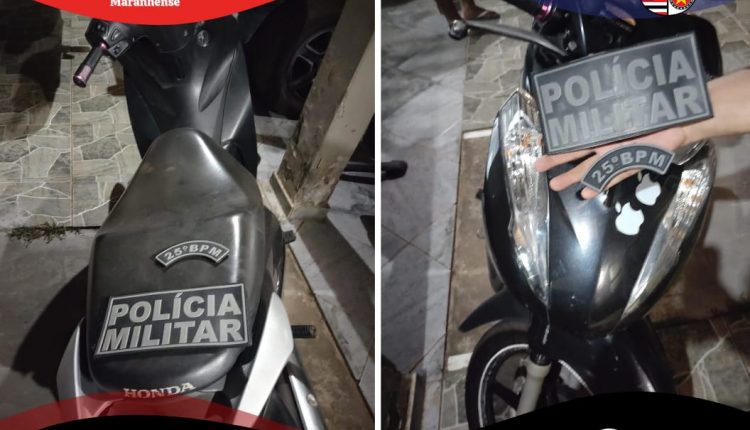 Polícia Militar recupera motocicleta roubada em Cururupu