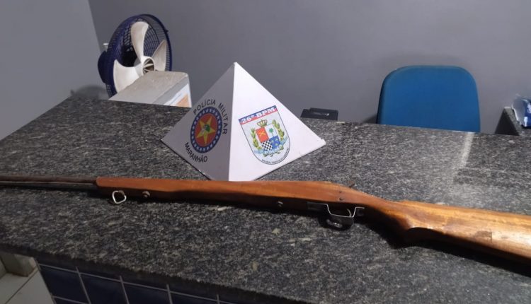 Polícia Militar apreende mais uma arma de fogo na cidade de Itinga do Maranhão