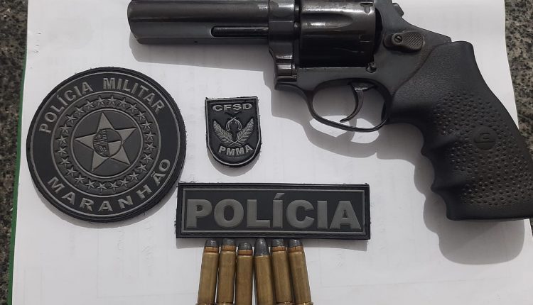 PMMA apreende arma de fogo em Urbano Santos
