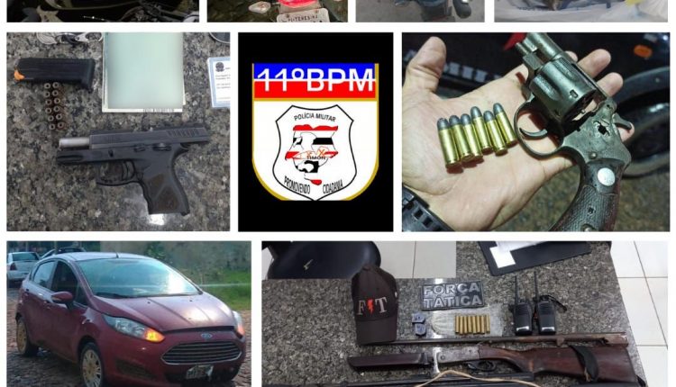 Operações neste fim de semana resultam em muitas apreensões na cidade de Timon-MA