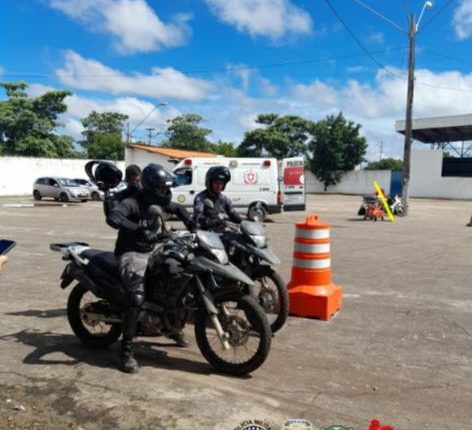 POLICIAS DO 3º BPM PARTICIPAM DE INSTRUÇÃO DE TREINAMENTO PARA O CURSO TÁTICO DE MOTO PATRULHAMENTO