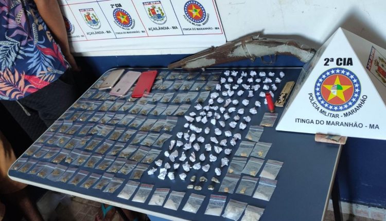 POLÍCIA MILITAR PRENDE SUSPEITOS DE TRAFICO DE DROGAS EM ITINGA