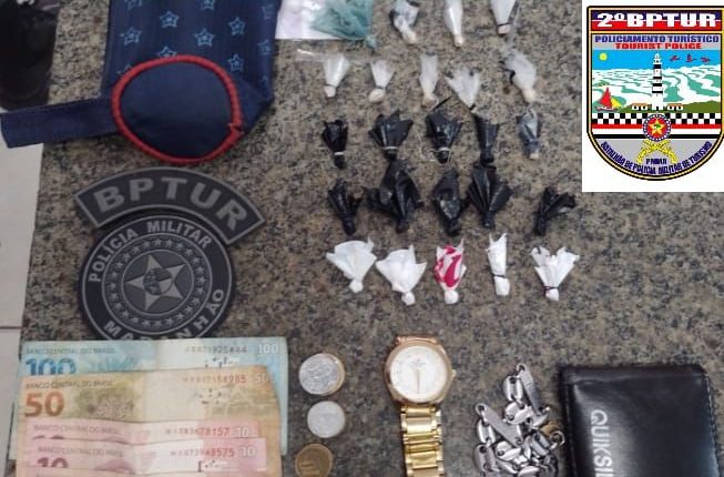 Polícia militar prende suspeito de tráfico de drogas em Barreirinhas