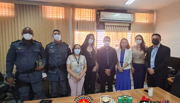 COMANDANTE DO 3°BPM E DIRETOR DO FÓRUM REÚNEM-SE EM IMPERATRIZ PARA DISCUTIR SEGURANÇA PÚBLICA