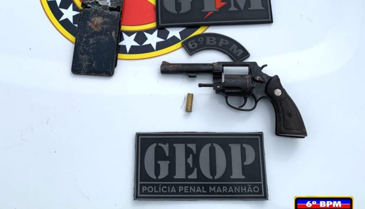 GTM DO 6º BATALHÃO APRENDE ARMA DE FOGO UTILIZADA EM ASSALTO A POLICIAL PENAL DO BAIRRO DA FORQUILHA