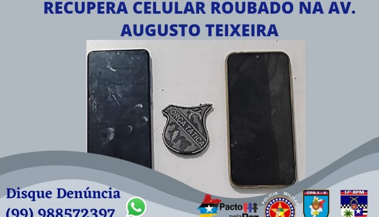 Em resposta rápida, PM conduz indivíduo por roubo na cidade de Codó-MA