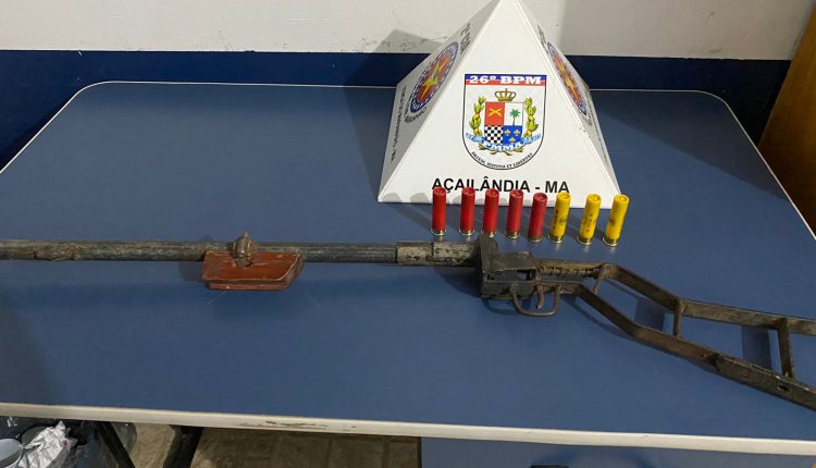 Policia Militar retira de circulação mais uma arma de fogo das ruas de Açailândia