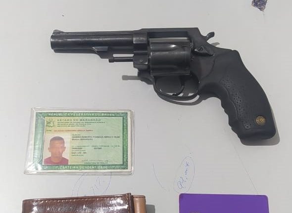 Polícia Militar liberta refém e prende assaltante com arma de fogo no Bairro Coroadinho