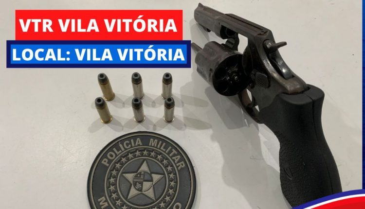 Polícia Militar prende homem por porte ilegal de arma de fogo no Bairro Vila Vitória em São Luís