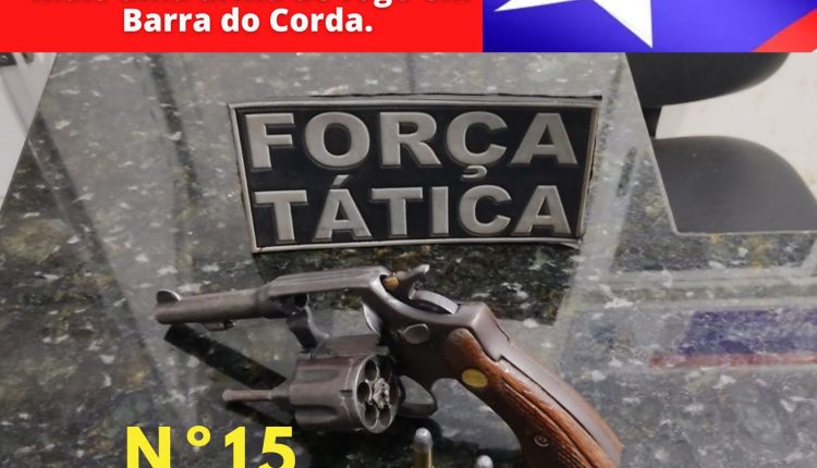 Polícia militar apreende arma de fogo em Barra do Corda