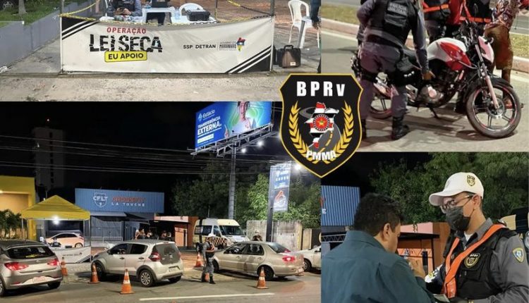PMMA e Detran- MA realizam OPERAÇÃO LEI SECA