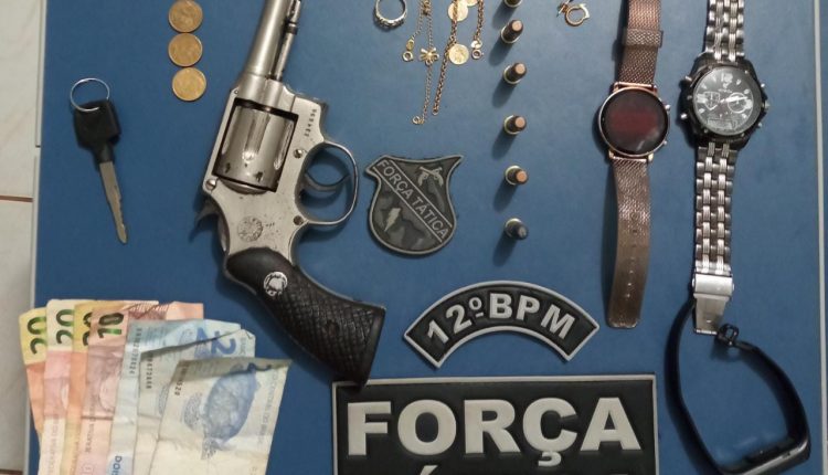 POLÍCIA MILITAR APREENDE ARMA DE FOGO EM PORTO FRANCO