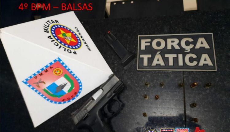 Operação Carnaval: Em ações na cidade de Balsas PM apreende duas armas de fogo