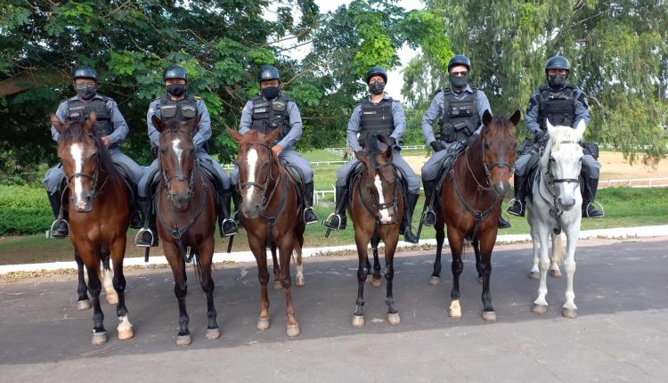 Operação Carnaval: Policiamento Montado intensifica a segurança no Centro e praias da capital maranhense
