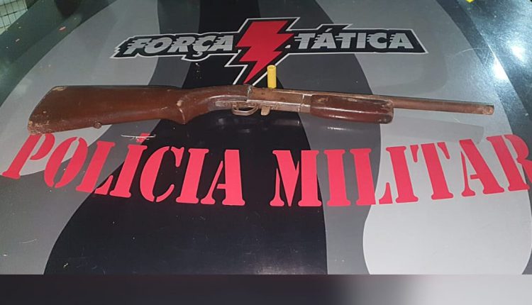 Polícia Militar retira de circulação mais uma arma de fogo das ruas da cidade de Tmon