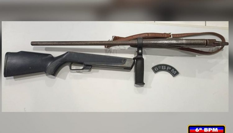 PMMA apreende arma de fogo na Vila Lobão e São Luís