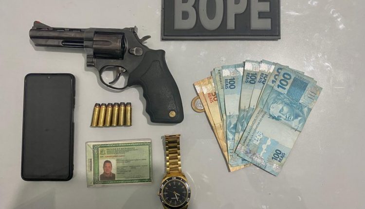 POLÍCIA MILITAR APREENDE ARMA DE FOGO EM PEDRO DO ROSÁRIO