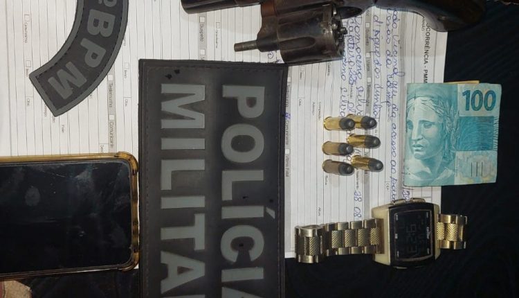 Polícia Militar retira de circulação mais uma arma de fogo das ruas da cidade de Olho D’Água das Cunhãs