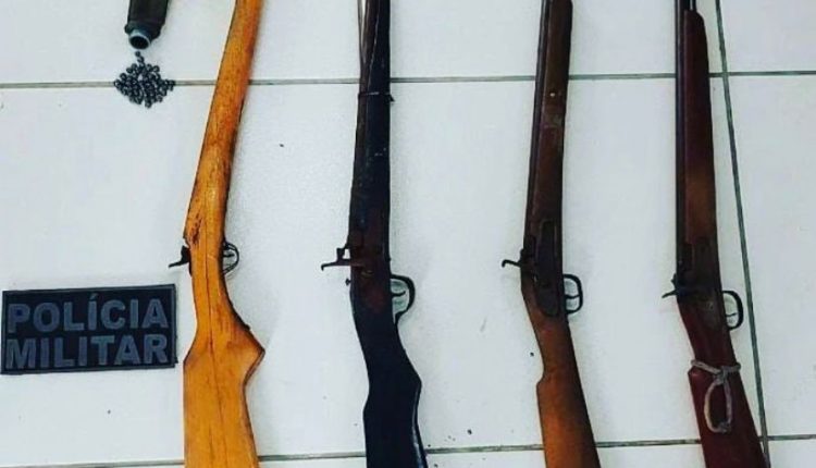 PMMA APREENDE MAIS TRÊS ARMAS DE FOGO EM HUMBERTO DE CAMPOS