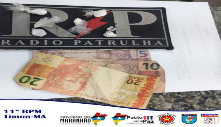 PMMA prende homem por tráfico de entorpecente