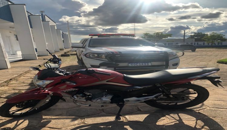 Policiais militares recuperam moto roubada em Santa Inês-MA
