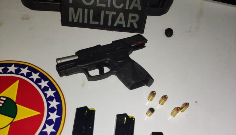 POLÍCIA MILITAR APREENDE ARMA DE FOGO EM SANTO ANTÔNIO DOS LOPES