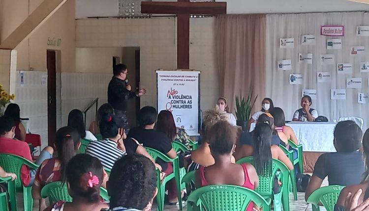 PMMA realiza palestra na “Semana Escolar de Combate à Violência contra à Mulher” em Dom Pedro-MA