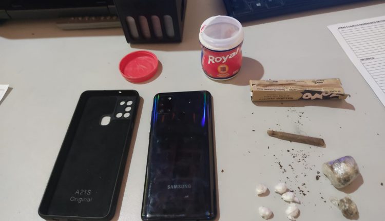 POLICIA MILITAR PRENDE SUSPEITO DE TRÁFICO DE DROGAS EM JOSELÂNDIA