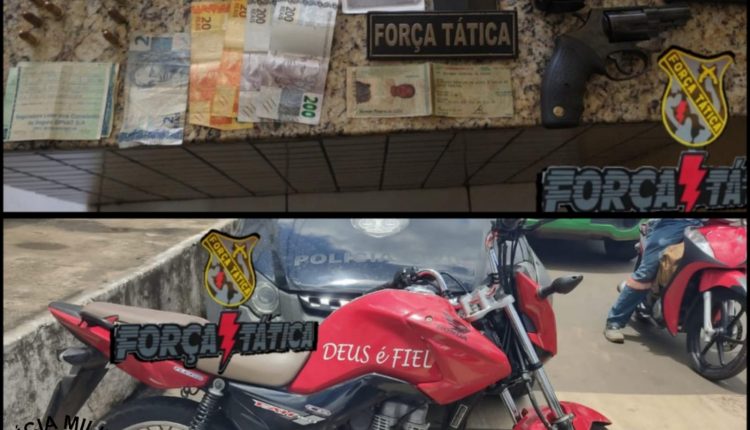 Equipe Tática da PMMA realiza a prisão de dois suspeitos e apreende entorpecentes, motocicleta roubada e duas armas de fogo em Caxias-MA