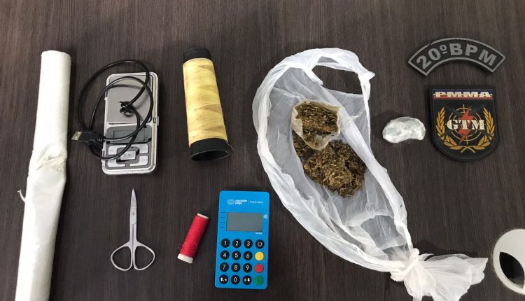 OPERAÇÃO FORÇAS INTEGRADAS, O 20º BPM REALIZA PRISÃO DE UMA TRAFICANTE COM FICHA CRIMINAL EXTENSA E QUE USAVA TORNOZELEIRA ELETRÔNICA