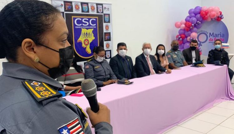 Solenidade de aniversário de 5 anos de atuação da Patrulha Maria da Penha na Grande Ilha