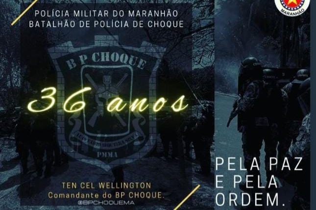 Batalhão de Choque da PMMA completa 36 anos de história
