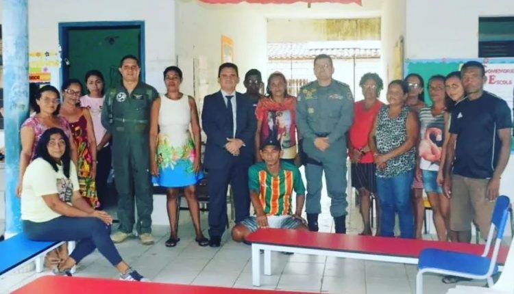 Secretário Adjunto de Segurança Pública e Comandante Geral da PMMA visitam a ilha de Carrapatal na cidade de Humberto de Campos